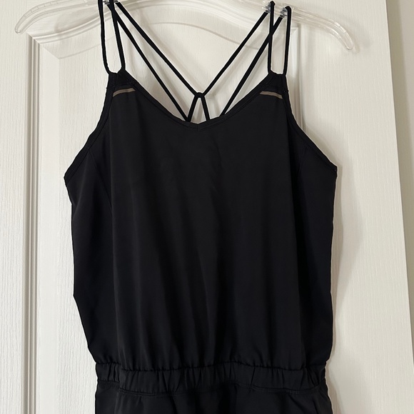 Lululemon Running Onesie, Romper, Tennis Dress, Coverup, Size 4, Black - Picture 3 of 15